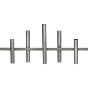 House Doctor Maxi Kerzenhalter 45 cm, Antikes Silber