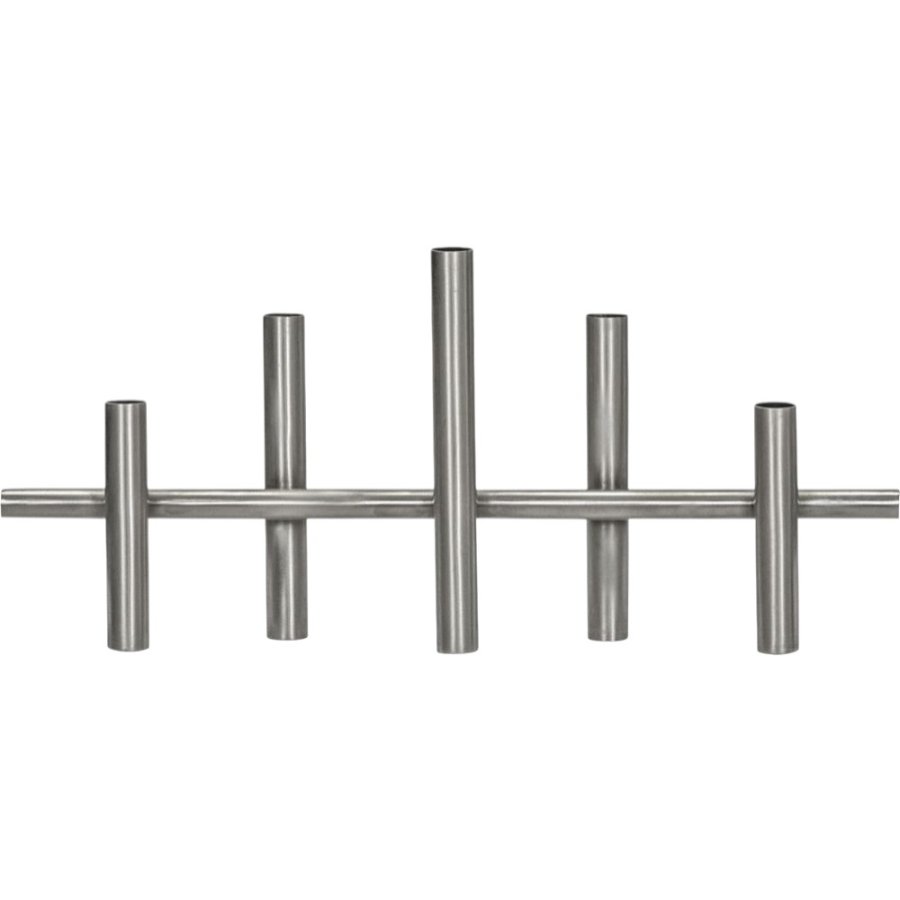 House Doctor Maxi Kerzenhalter 45 cm, Antikes Silber