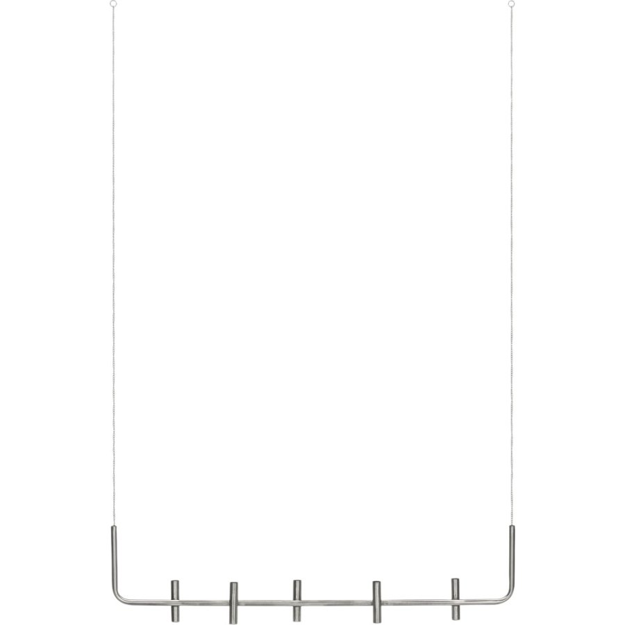 House Doctor Maxi Kerzenhalter 102 cm, Antikes Silber