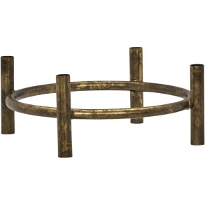 House Doctor Maxi Adventskranz 30 cm, Antikes Messingfinish