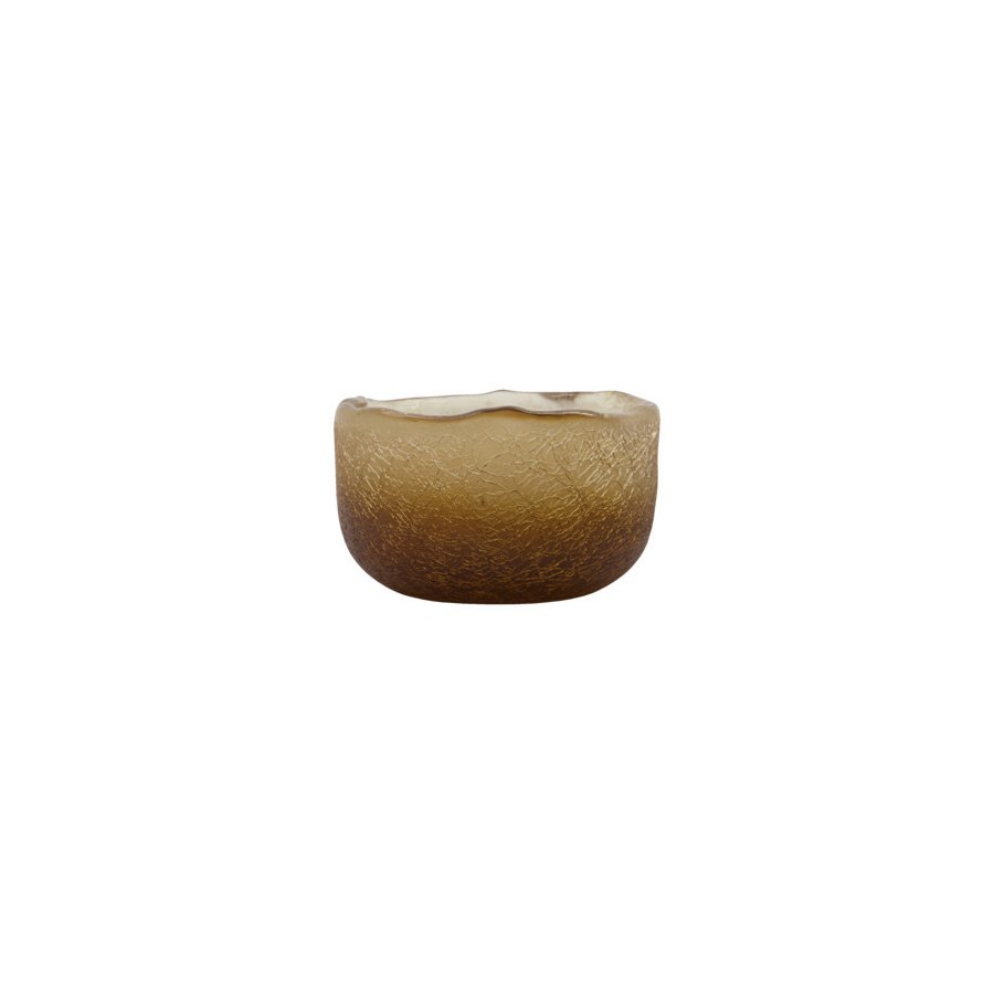 House Doctor Crackle Fyrfadsstage 9 cm, Brun