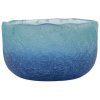 House Doctor Crackle Teelichthalter 9 cm, Blau