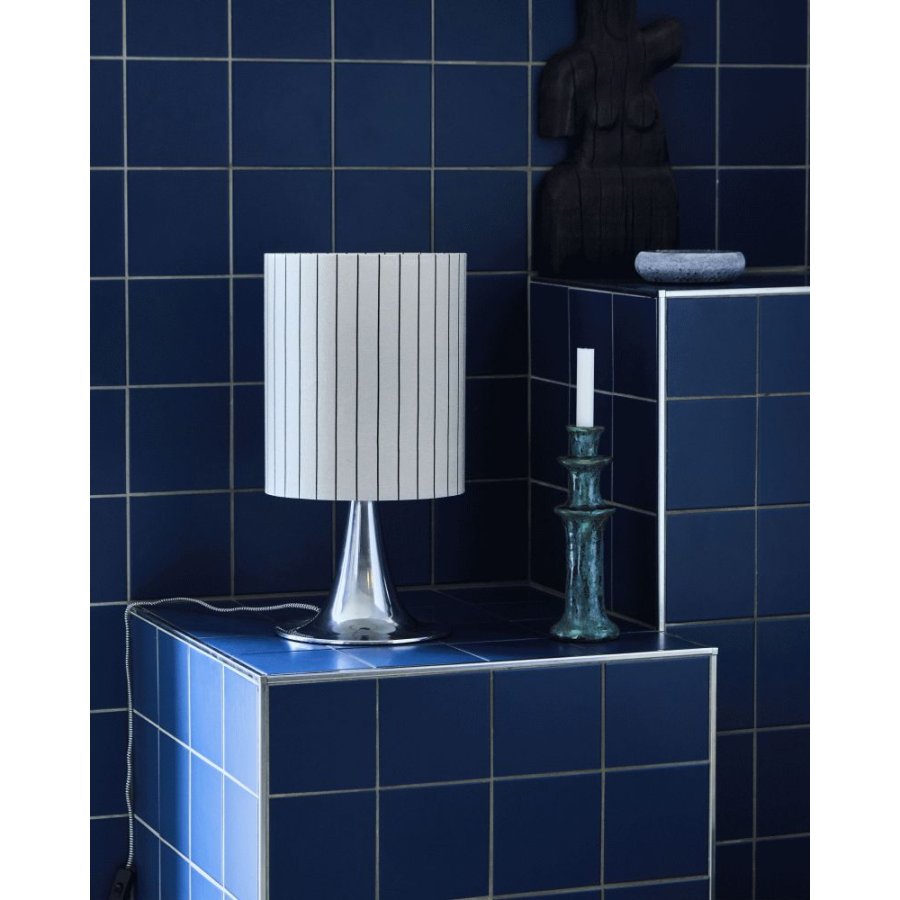 House Doctor Tulip Tischlampe H50 cm, Silberfinish