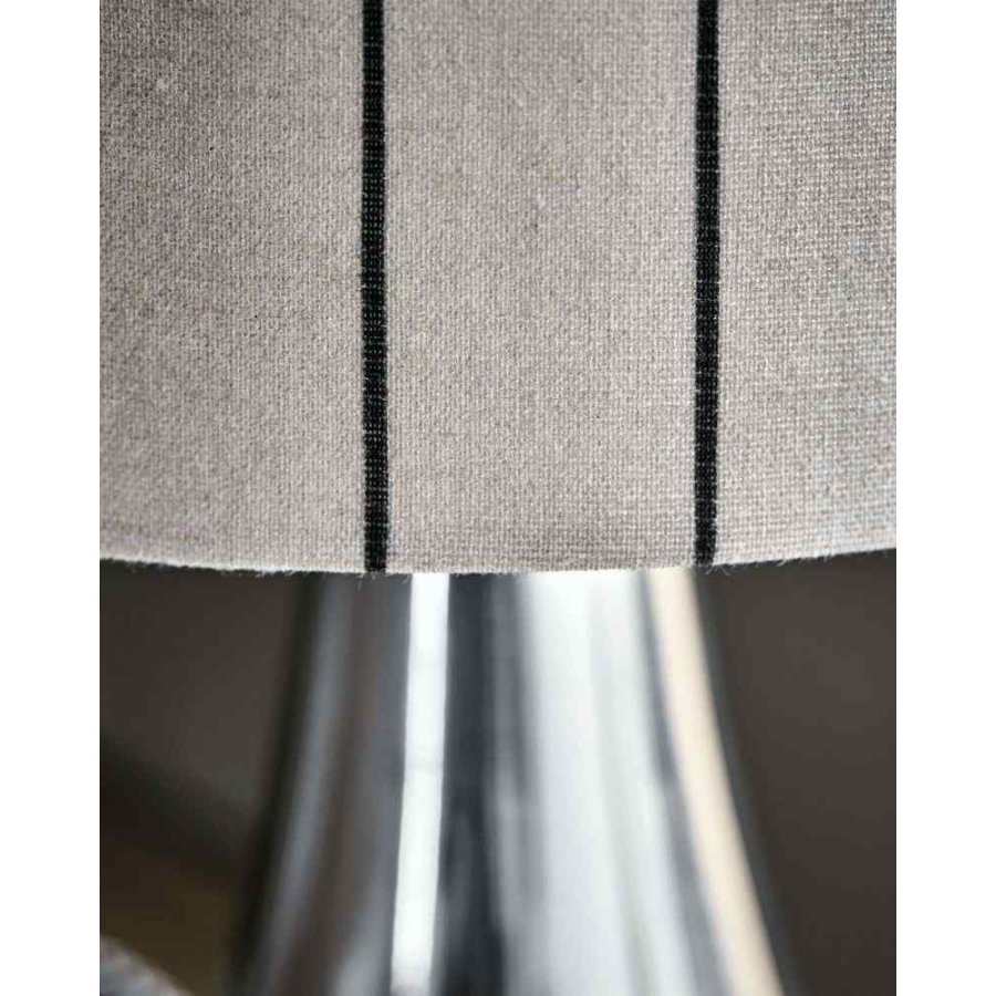 House Doctor Tulip Tischlampe H50 cm, Silberfinish