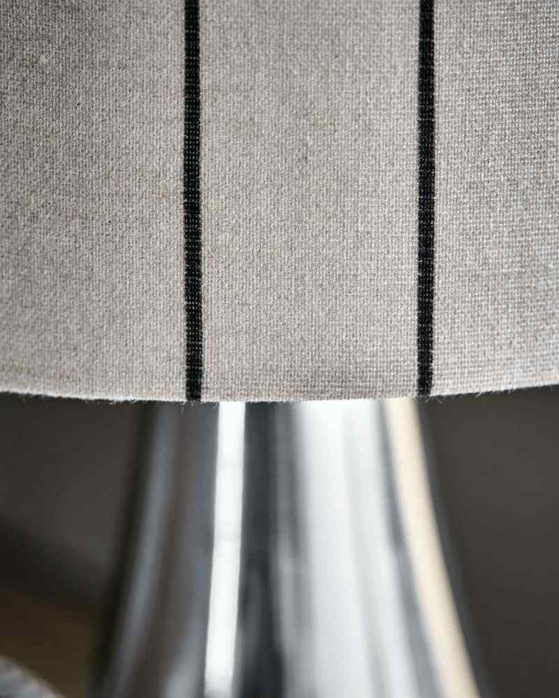 House Doctor Tulip Tischlampe H50 cm, Silberfinish