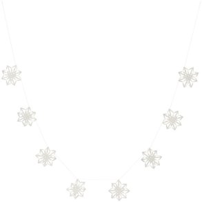 House Doctor Bari Girlande 200 cm, Weiß