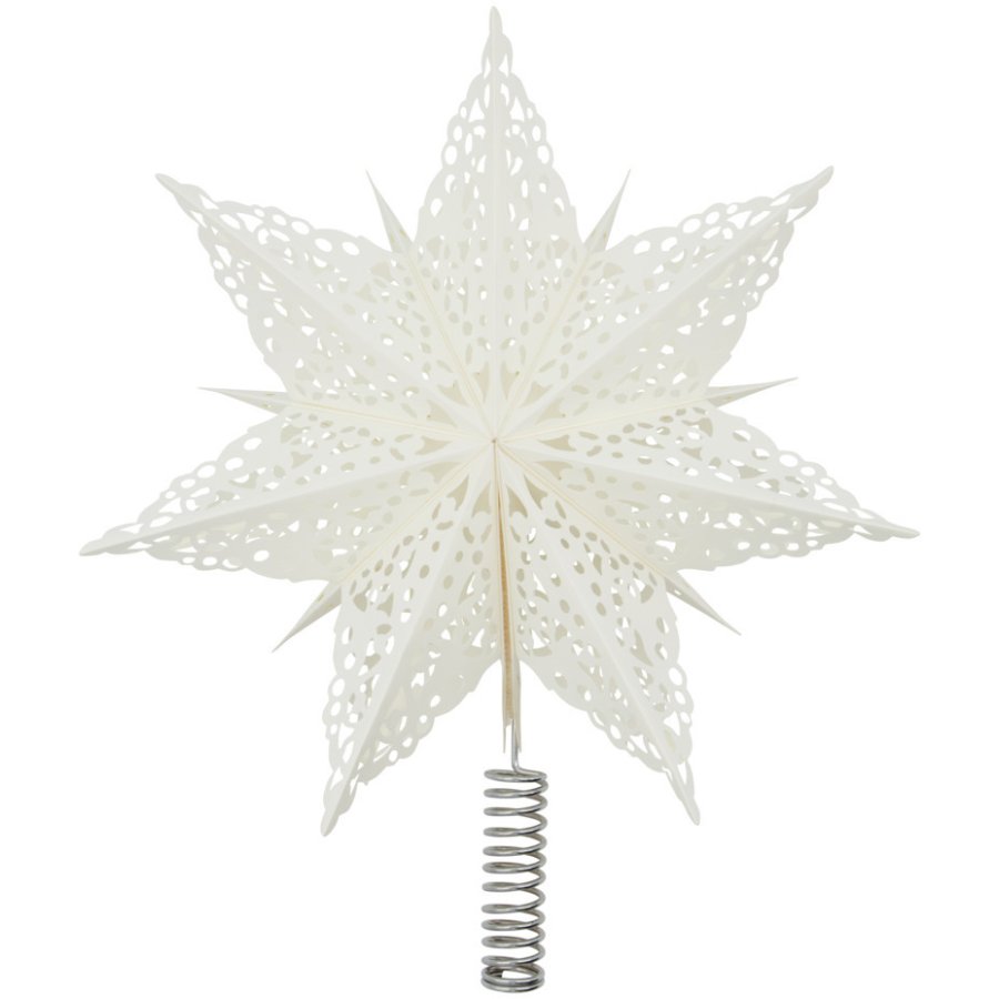 House Doctor Clip Juletrsstjerne 30 cm, Hvid
