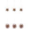 House Doctor Stari Weihnachtsschmuck 6er Set 8 cm, Rosa/Champagner