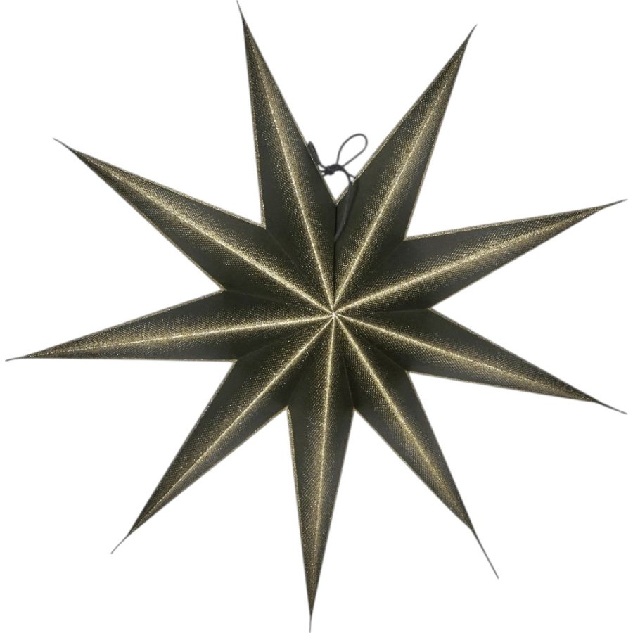 House Doctor Point Stern 45 cm, Grün/Champagner
