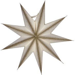 House Doctor Point Stern 30 cm, Naturwei/Champagner