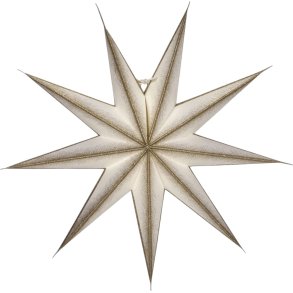 House Doctor Point Stjerne �45 cm, R�hvid/Champagne