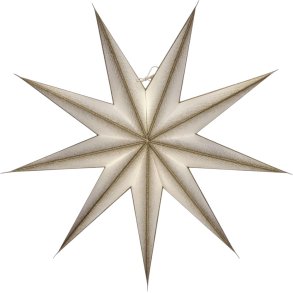 House Doctor Point Stern 60 cm, Naturwei/Champagner