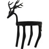 House Doctor Deer Teelichthalter, Schwarz