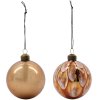 House Doctor Runy Julepynt 2 stk 8 cm, Amber