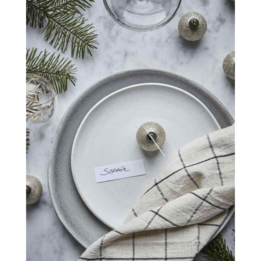 House Doctor Visit Weihnachtsschmuck 6er Set 3,8 cm, Champagner