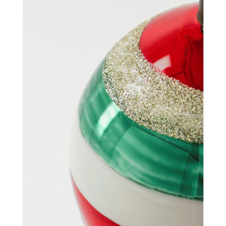 House Doctor Happ Weihnachtsschmuck 4er Set 8 cm, Mehrfarbig