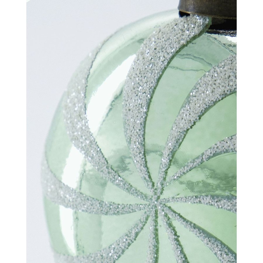 House Doctor Delic Weihnachtsschmuck 4er Set 8 cm, Mintgrün