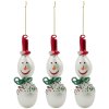 House Doctor Frosty Julepynt 3 stk. H15.9 cm, Hvid