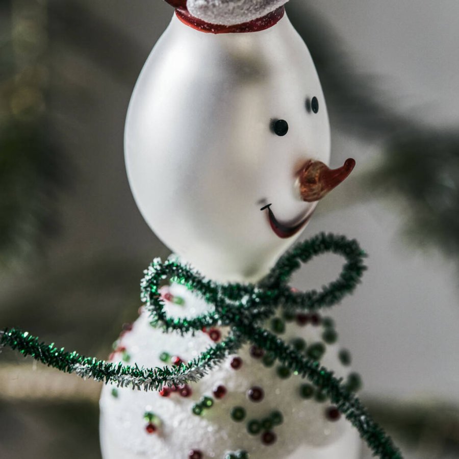 House Doctor Frosty Julepynt 3 stk. H15.9 cm, Hvid