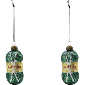 House Doctor Wrench Weihnachtsschmuck 2er Set H10 cm, Grn