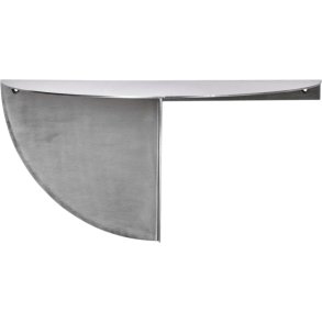 House Doctor Mega Beistelltisch 36,5 cm, Gebrstetes Silberfinish