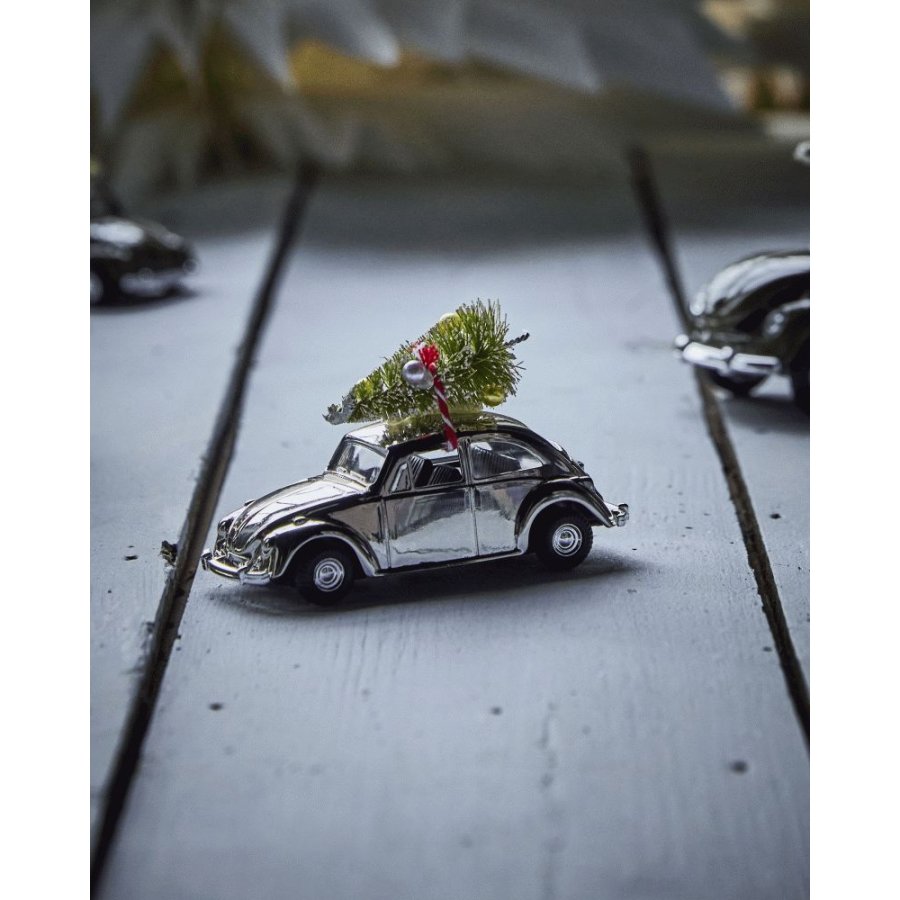 House Doctor Car Mini Xmas 8,5 cm, Slvfinish