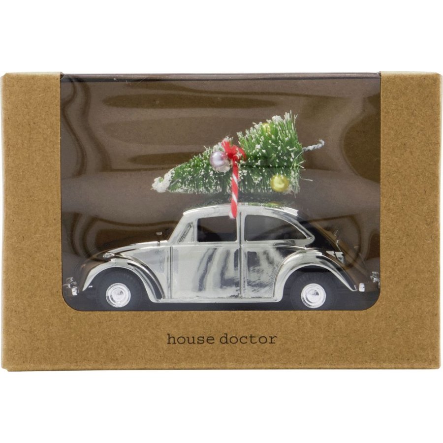 House Doctor Car Mini Xmas 8,5 cm, Slvfinish
