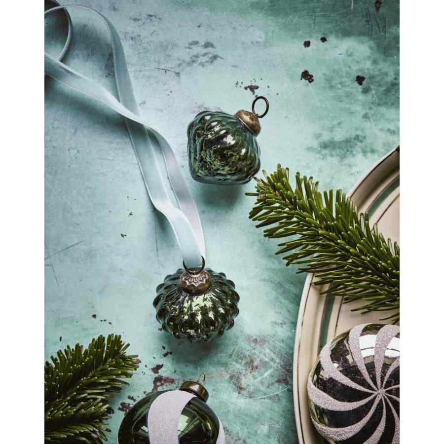 House Doctor Hang Weihnachtsschmuck 4er Set 5 cm, Grün