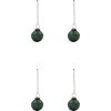 House Doctor Roon Weihnachtsschmuck 4er Set 5 cm, Grün