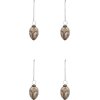 House Doctor Cone Weihnachtsschmuck 4er Set, Braun