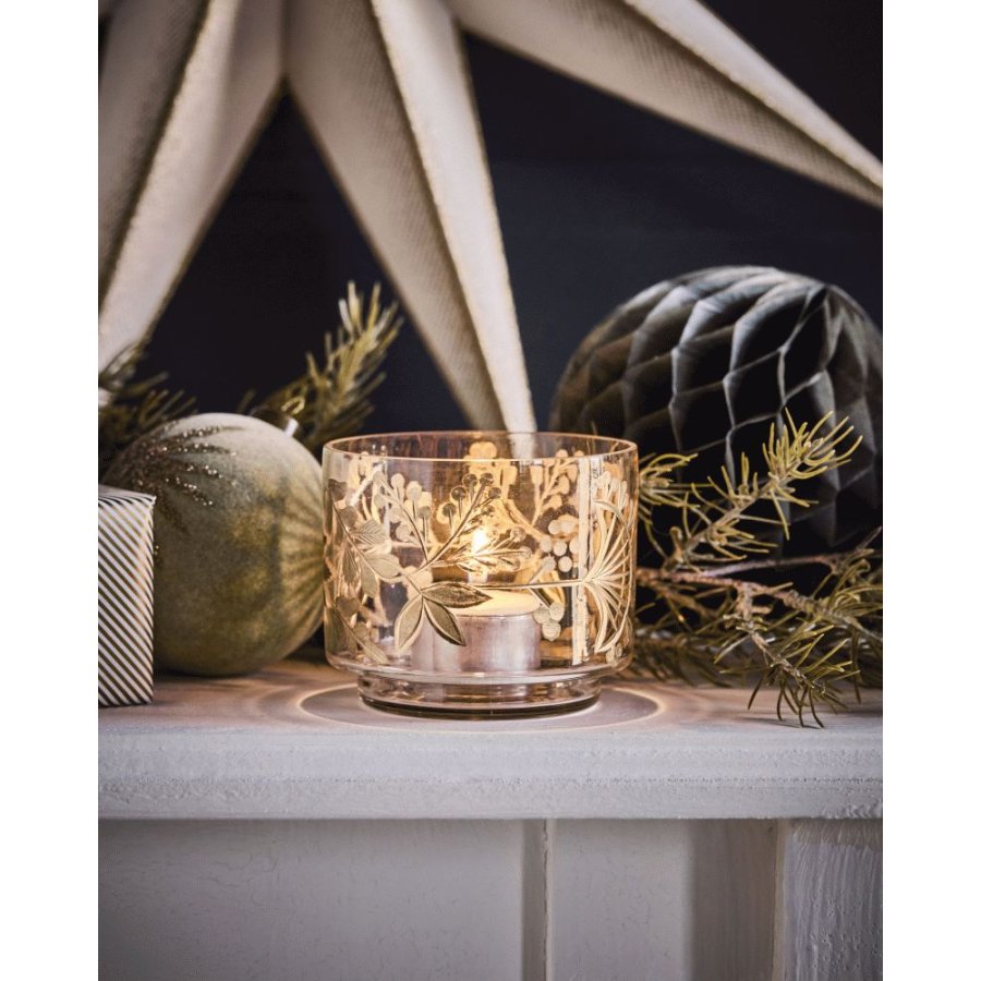 House Doctor Find Teelichthalter H7,5 cm, Gold