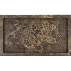 House Doctor Able Dekotablett 14x24 cm, Braun