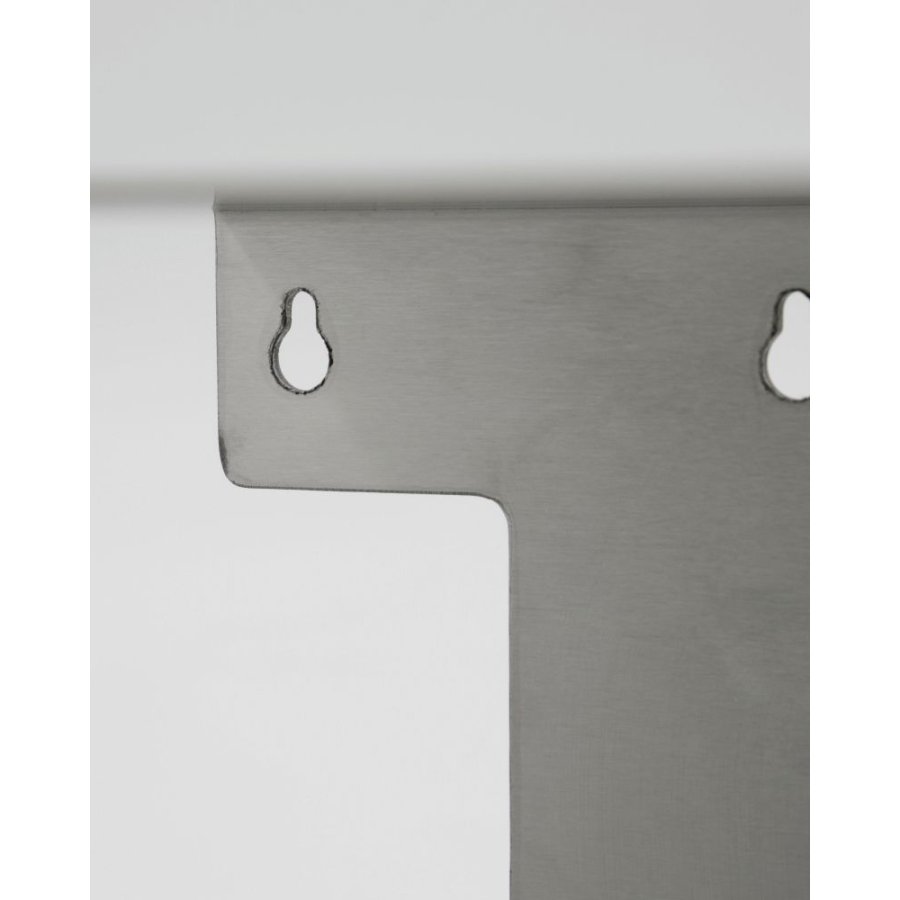 House Doctor Book Wandregale 32 cm, Gebürstetes Silber