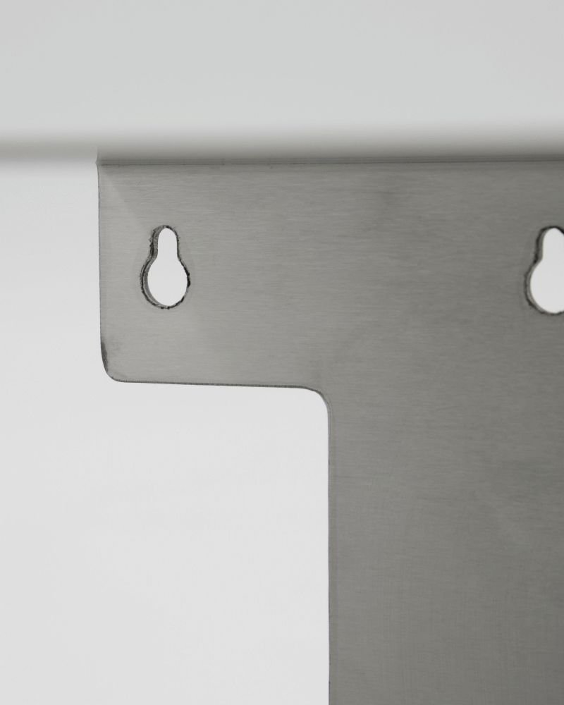 House Doctor Book Wandregale 32 cm, Gebürstetes Silber
