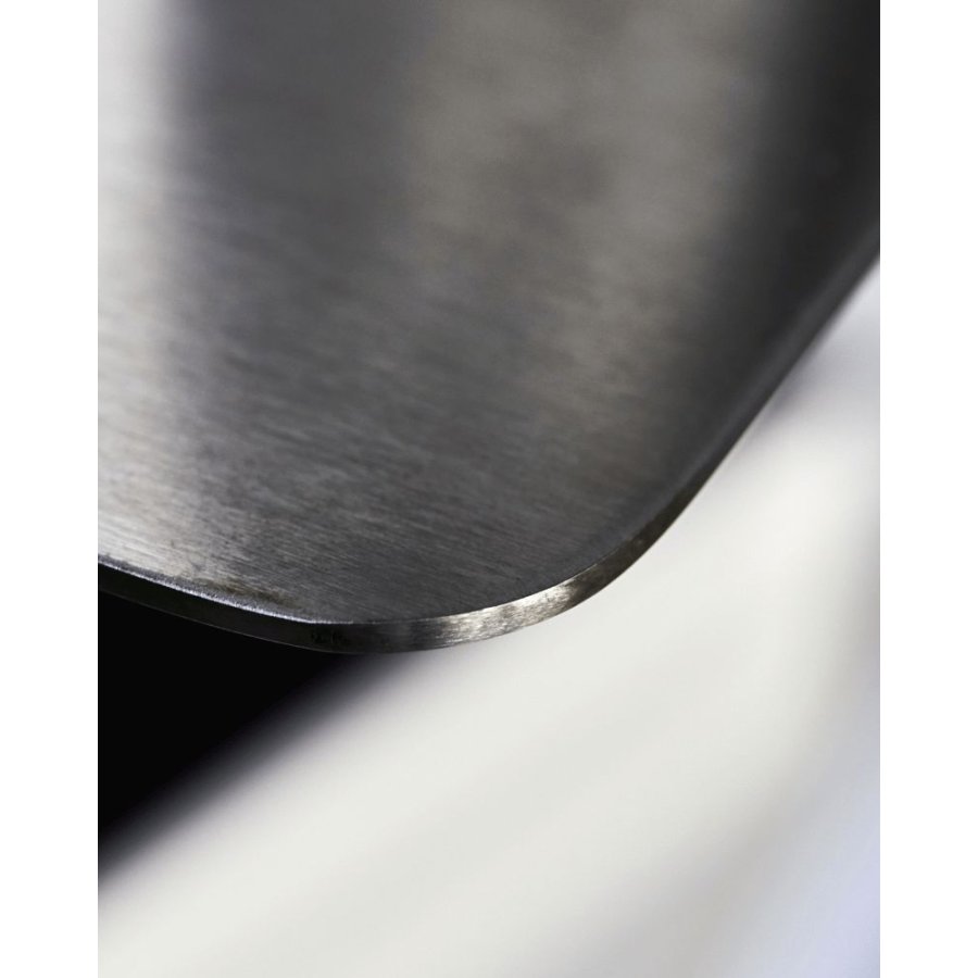 House Doctor Book Wandregale 32 cm, Gebürstetes Silber