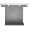 House Doctor Book Wandregale 32 cm, Gebürstetes Silber