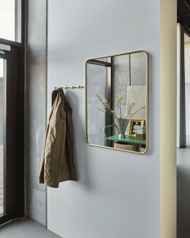 House Doctor Spiegel 80x60 cm, Goldfarben
