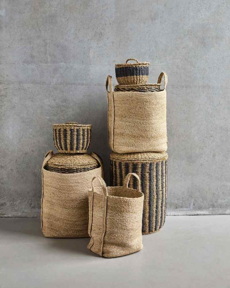 House Doctor Stella Körbe 3er Set, Jute