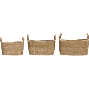House Doctor Stella Krbe 3er Set, Jute