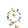 House Doctor Bird Weihnachtsornament 10 cm, Schwarz/Messing