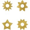 House Doctor Ring Kerzenteller 4er Set 7,5 cm, Messing