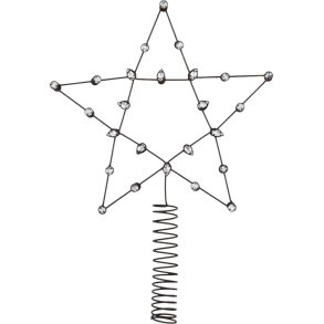 House Doctor Connect Baumspitze H33 cm, Antikes Kupferfinish