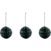 House Doctor Orb Weihnachtsschmuck 3er Set 8 cm, Grün