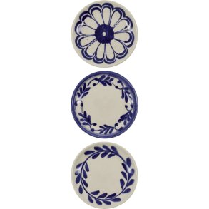 House Doctor Diva Teller 3er Set 13 cm, Blau