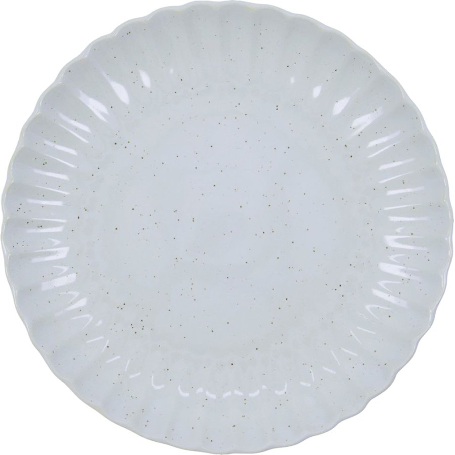 House Doctor Scallop Teller 26 cm, Hellblau