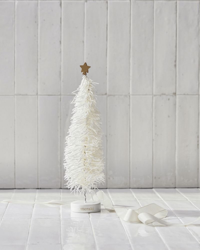 Meraki Weihnachtsbaum H30 cm, Naturweiß