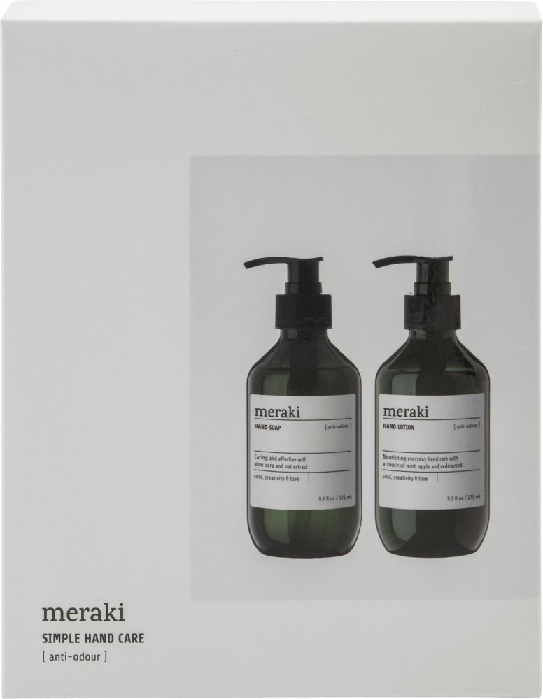 Meraki Geschenkbox mit Handseife und Handlotion 275 ml, Anti-Odour