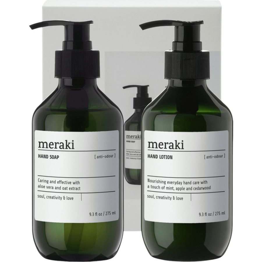 Meraki Geschenkbox mit Handseife und Handlotion 275 ml, Anti-Odour