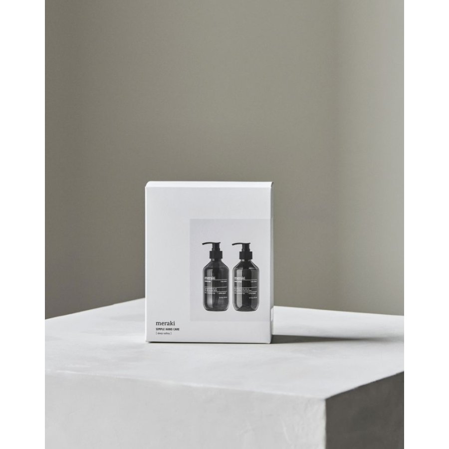 Meraki Geschenkbox mit Handseife und Handlotion 275 ml, Deep Valley