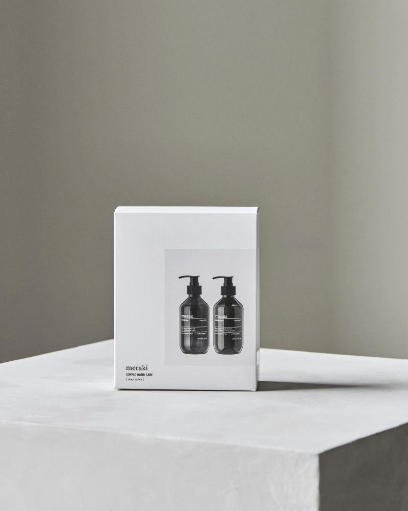Meraki Geschenkbox mit Handseife und Handlotion 275 ml, Deep Valley